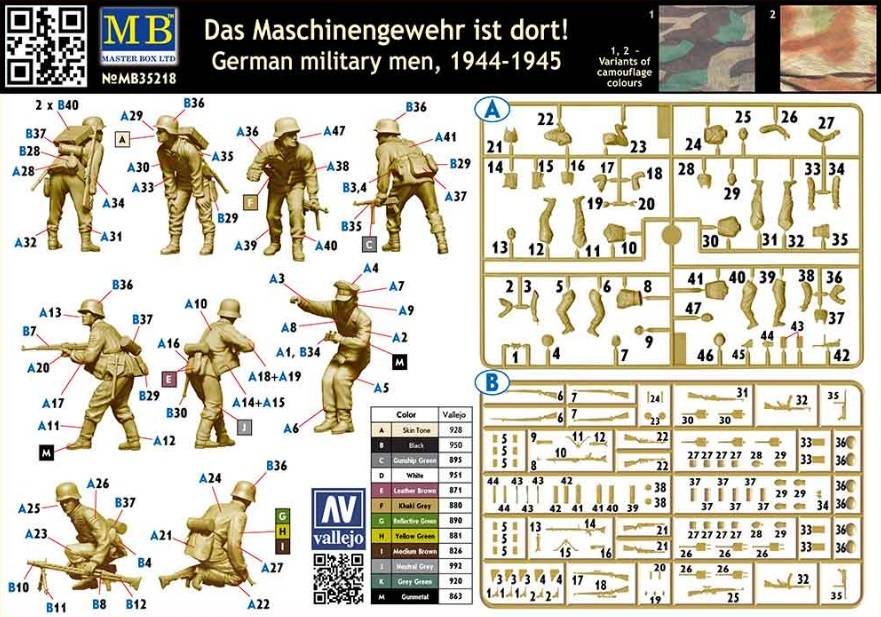 Das Maschinengewehr ist dort! German military men, 1944-1945 – Image 2