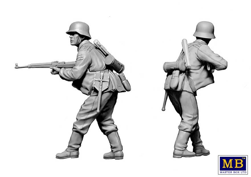 Das Maschinengewehr ist dort! German military men, 1944-1945 – Image 4