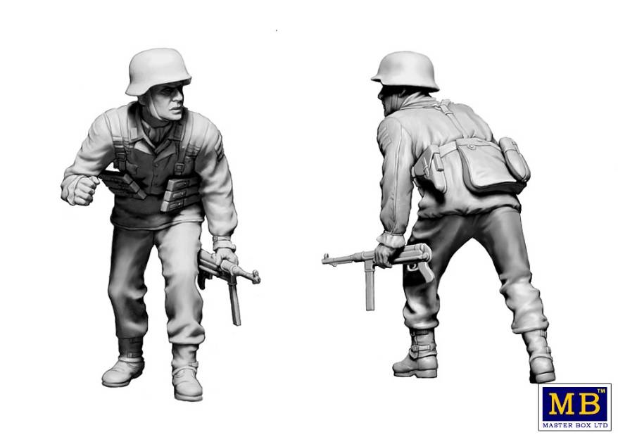 Das Maschinengewehr ist dort! German military men, 1944-1945 – Image 5