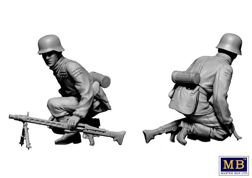 Das Maschinengewehr ist dort! German military men, 1944-1945 – Image 8