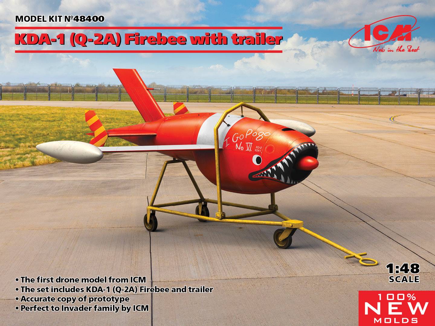 KDA-1 (Q-2A) Firebee with trailer