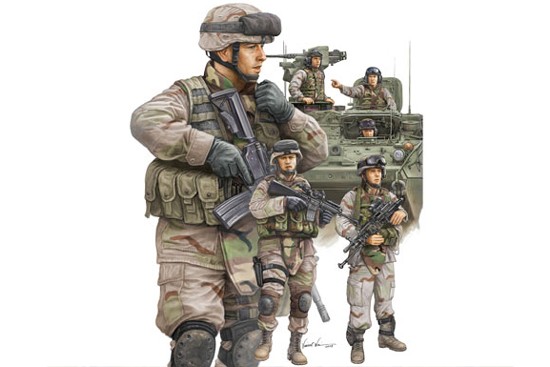 Modern U.S.Army Armor Crewman & Infantry – Image 2