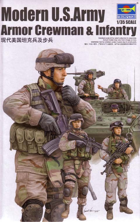 Modern U.S.Army Armor Crewman & Infantry