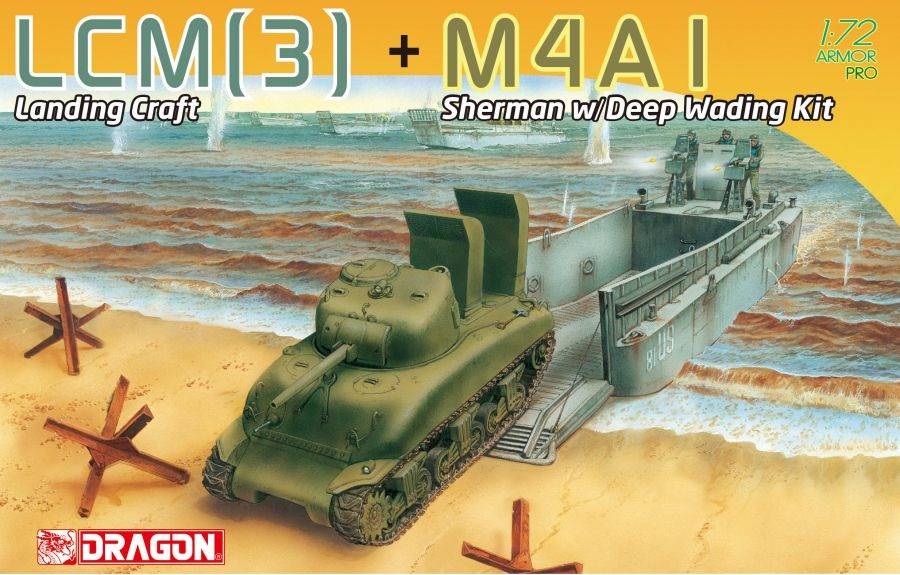 LCM(3) Landing Craft + M4A1 w/Deep Wading Kit
