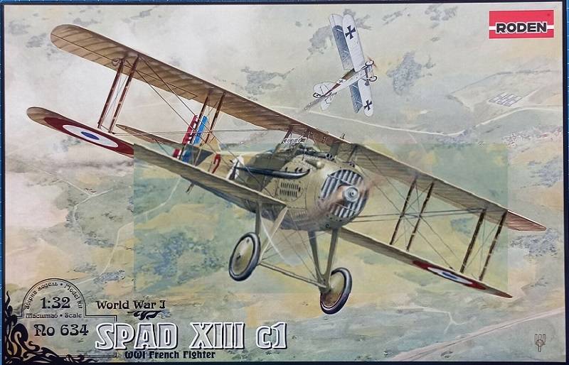 SPAD XIII c1 WWI French Fighter