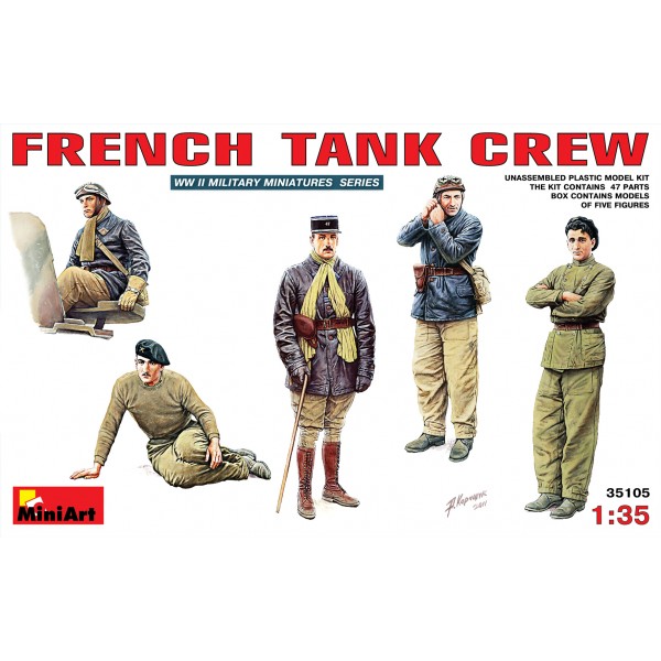 ÉQUIPAGE DE CHARS FRANÇAIS French Tank Crew