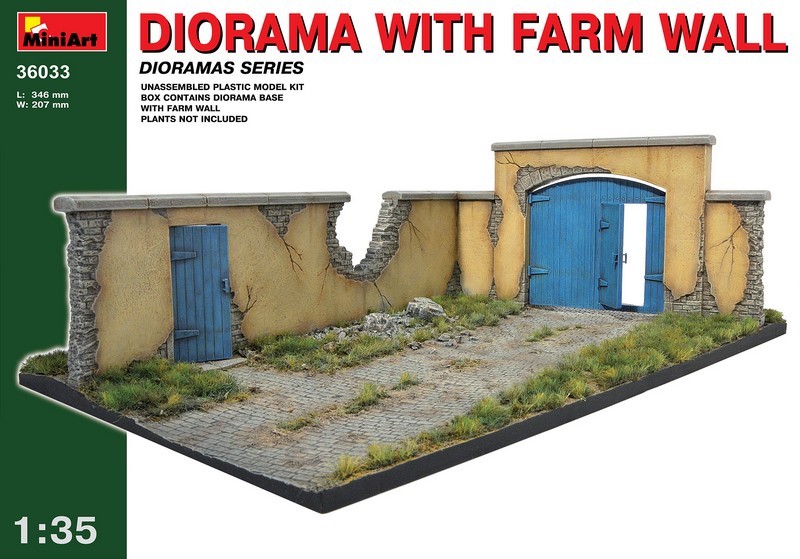 DIORAMA WITH FARM WALL