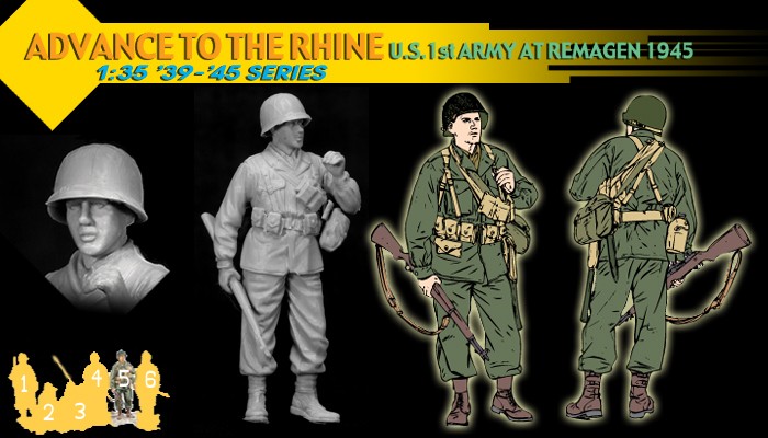 ADVANCE TO THE RHINE U.S. 1st Army at Remagen 1945 – Image 7