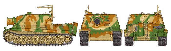 German 38cm Assault Mortar Sturmtiger – Image 9