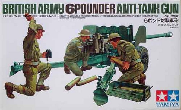 British Army 6Pounder Anti-Tank Gun