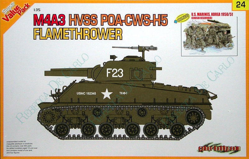 M4A3 HVSS POA-CWS-H5 Flamethrower
