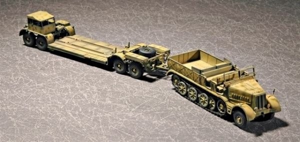 German Sd.Kfz.9 (18t) Half-Track & Sd.Ah.116 Trailer – Image 2