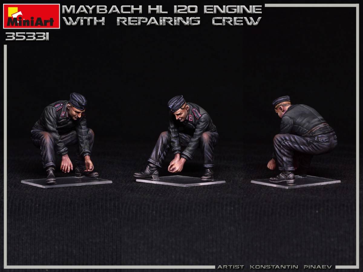 MAYBACH HL 120 ENGINE FOR PANZER III/IV FAMILY WITH REPAIR CREW – Image 2
