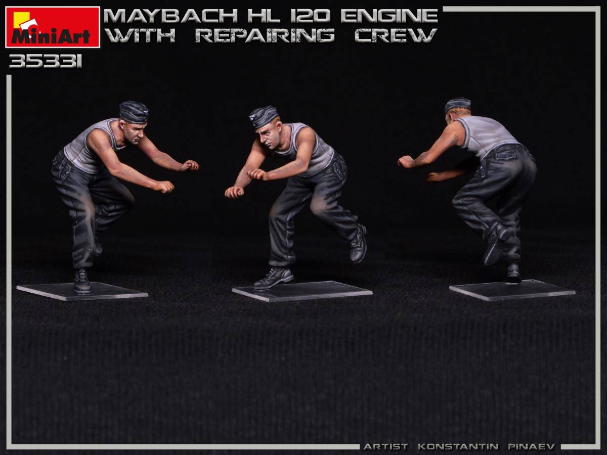 MAYBACH HL 120 ENGINE FOR PANZER III/IV FAMILY WITH REPAIR CREW – Image 3