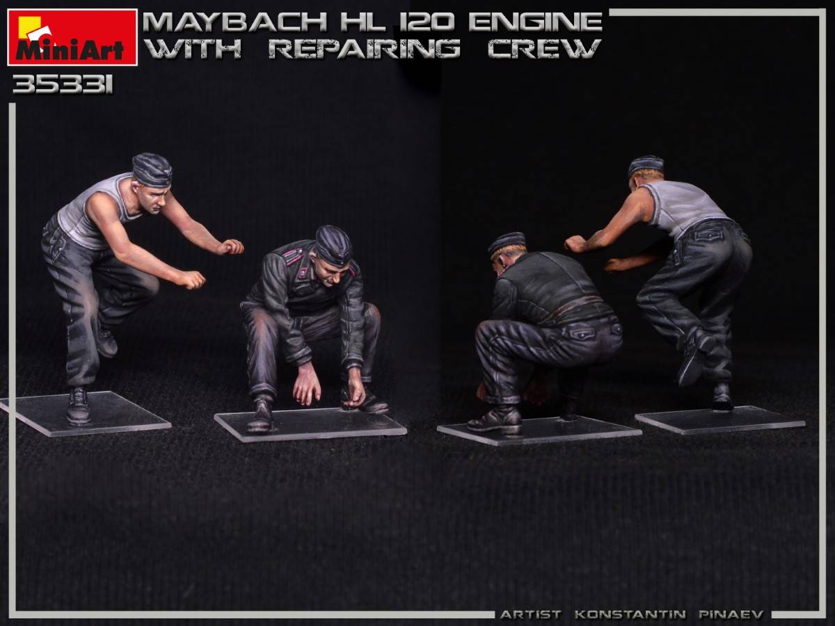 MAYBACH HL 120 ENGINE FOR PANZER III/IV FAMILY WITH REPAIR CREW – Image 4