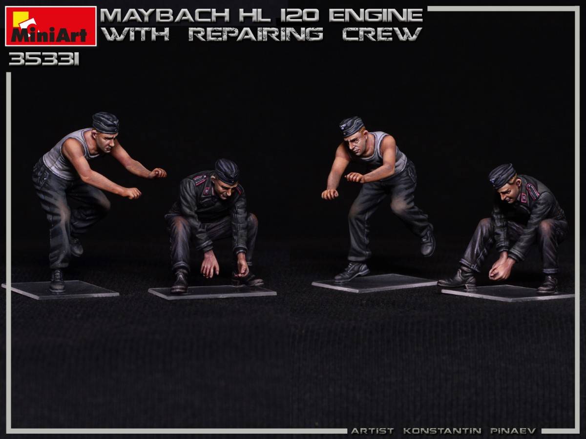 MAYBACH HL 120 ENGINE FOR PANZER III/IV FAMILY WITH REPAIR CREW – Image 5