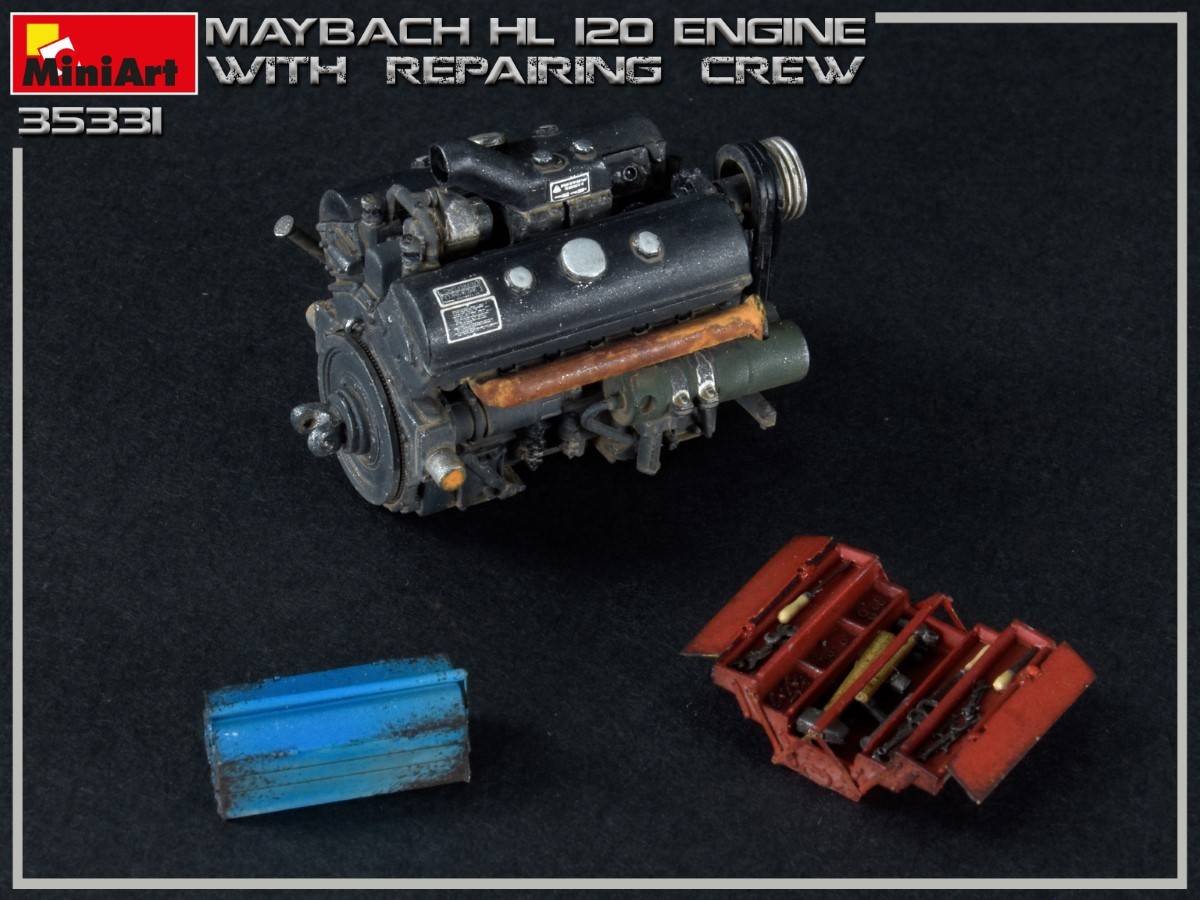 MAYBACH HL 120 ENGINE FOR PANZER III/IV FAMILY WITH REPAIR CREW – Image 7