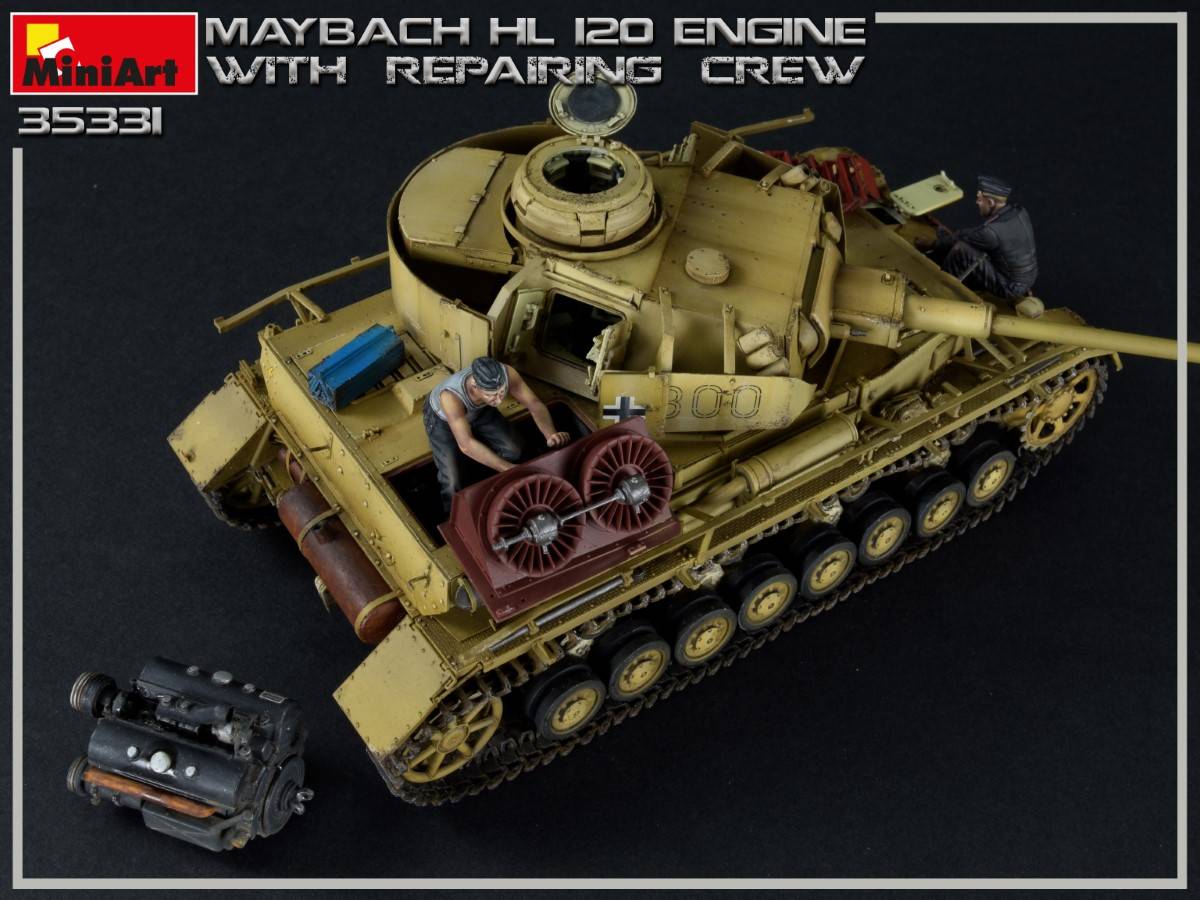 MAYBACH HL 120 ENGINE FOR PANZER III/IV FAMILY WITH REPAIR CREW – Image 8
