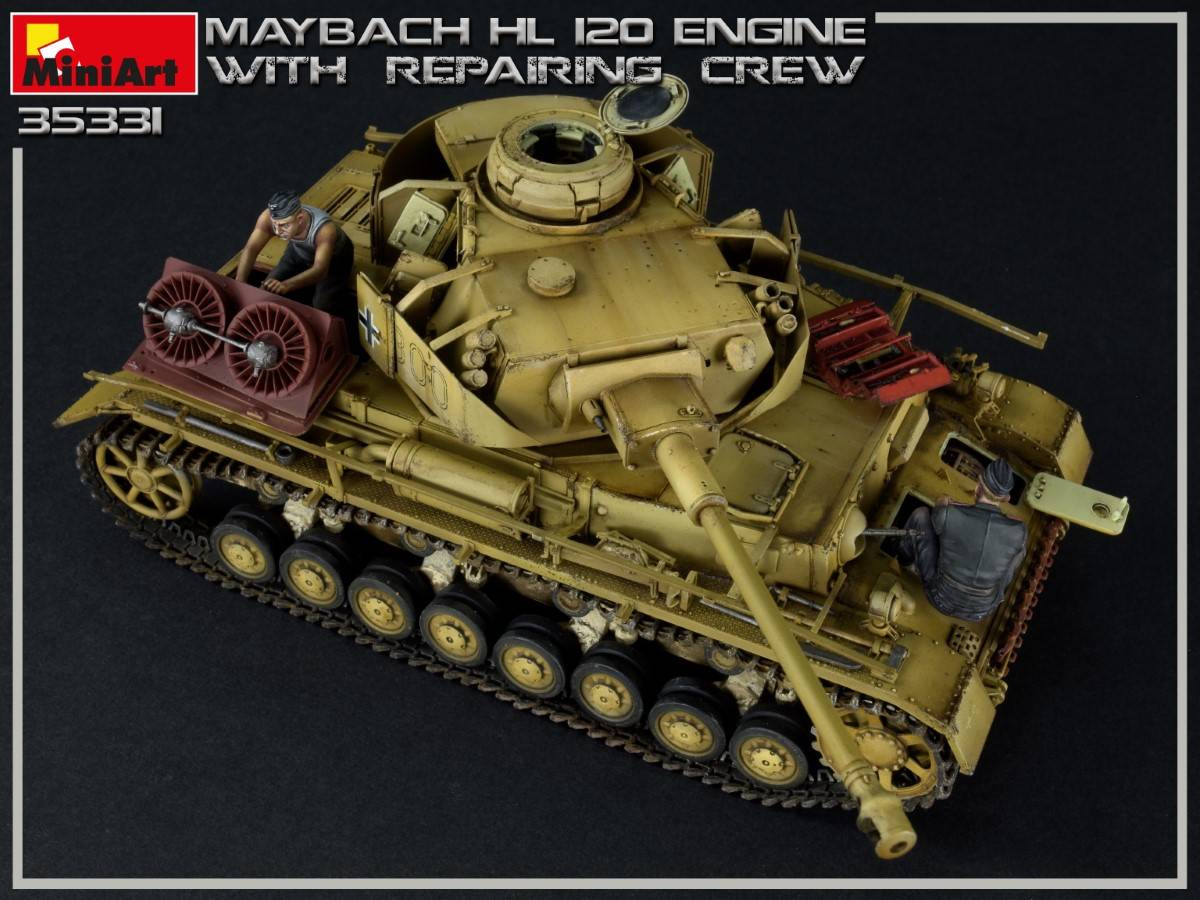 MAYBACH HL 120 ENGINE FOR PANZER III/IV FAMILY WITH REPAIR CREW – Image 9