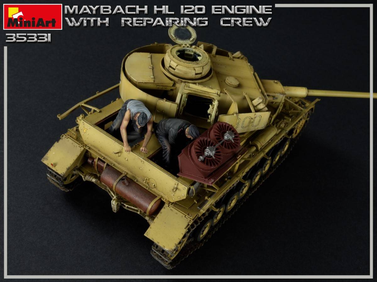 MAYBACH HL 120 ENGINE FOR PANZER III/IV FAMILY WITH REPAIR CREW – Image 10