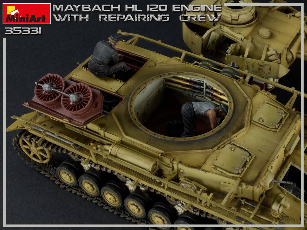 MAYBACH HL 120 ENGINE FOR PANZER III/IV FAMILY WITH REPAIR CREW – Image 11