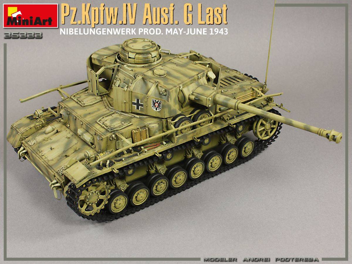 Pz.Kpfw.IV Ausf. G Last/Ausf. H Early. NIBELUNGENWERK PROD. MAY-JUNE 1943. 2 IN 1 INTERIOR KIT – Image 2