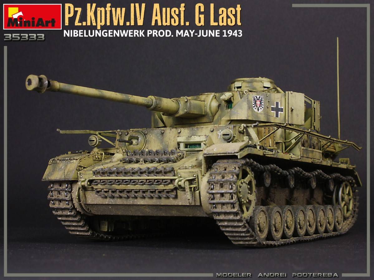Pz.Kpfw.IV Ausf. G Last/Ausf. H Early. NIBELUNGENWERK PROD. MAY-JUNE 1943. 2 IN 1 INTERIOR KIT – Image 3