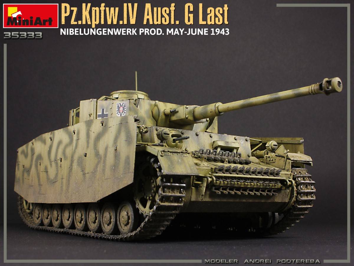 Pz.Kpfw.IV Ausf. G Last/Ausf. H Early. NIBELUNGENWERK PROD. MAY-JUNE 1943. 2 IN 1 INTERIOR KIT – Image 4