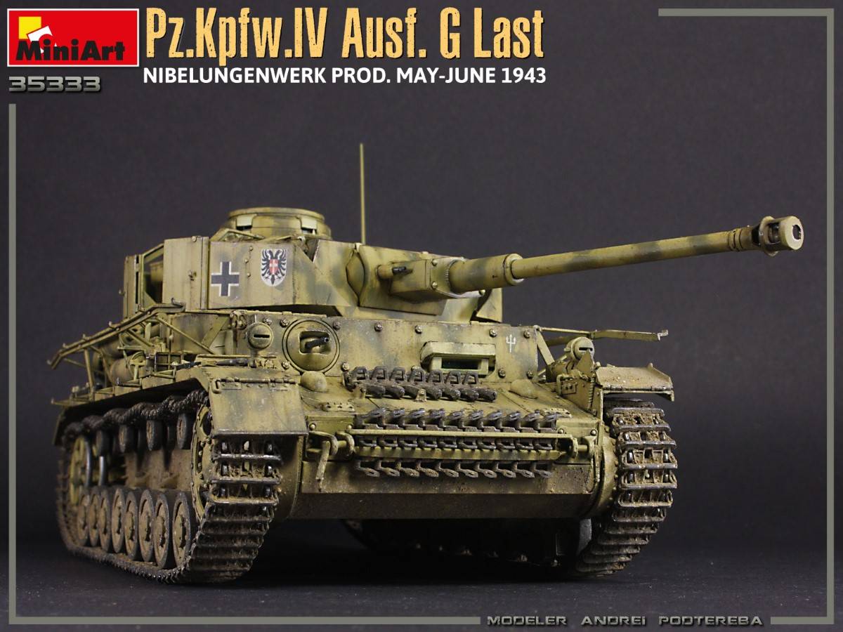Pz.Kpfw.IV Ausf. G Last/Ausf. H Early. NIBELUNGENWERK PROD. MAY-JUNE 1943. 2 IN 1 INTERIOR KIT – Image 5
