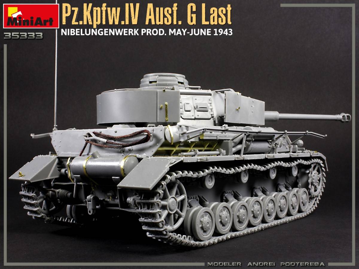 Pz.Kpfw.IV Ausf. G Last/Ausf. H Early. NIBELUNGENWERK PROD. MAY-JUNE 1943. 2 IN 1 INTERIOR KIT – Image 9