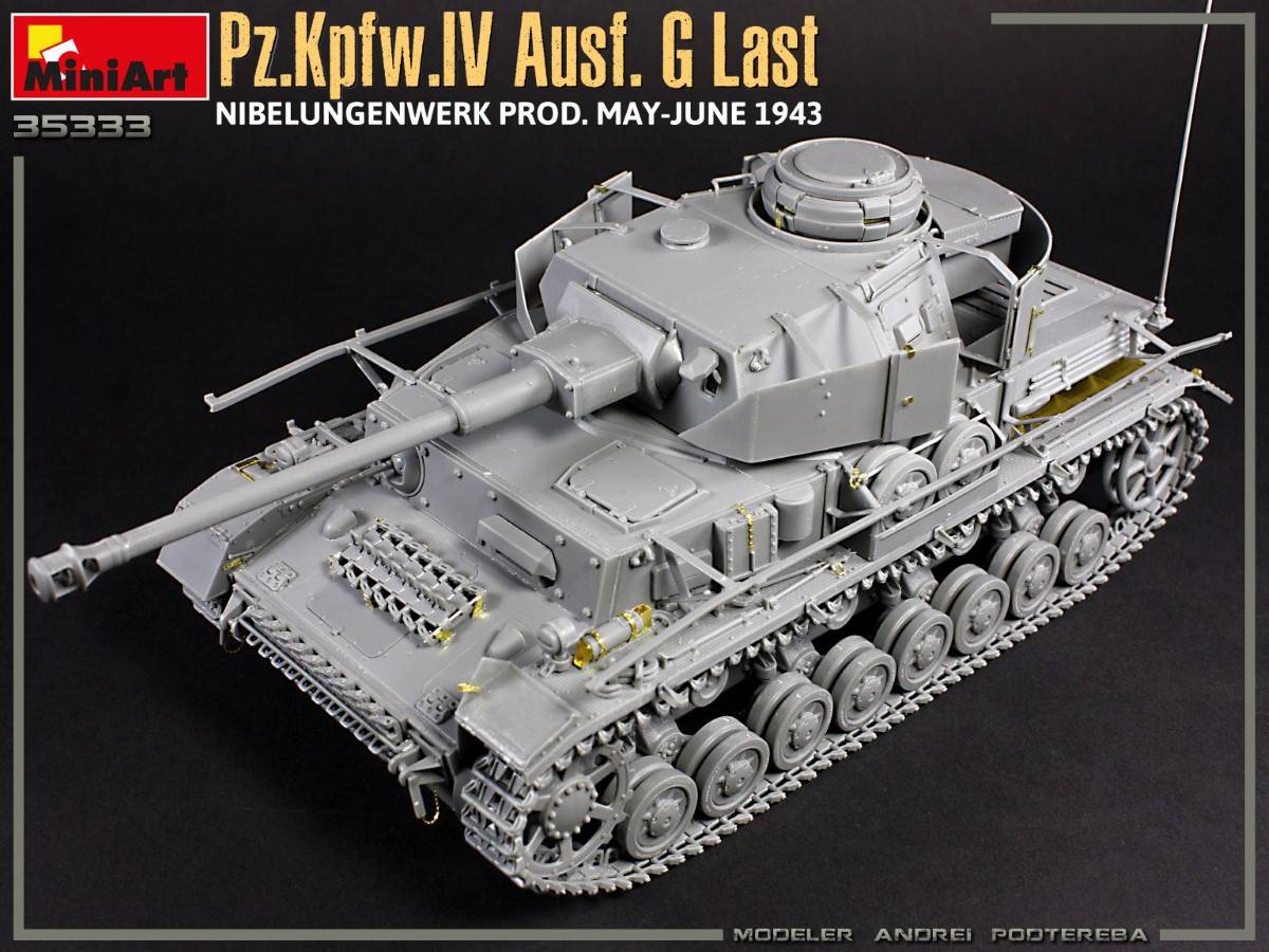 Pz.Kpfw.IV Ausf. G Last/Ausf. H Early. NIBELUNGENWERK PROD. MAY-JUNE 1943. 2 IN 1 INTERIOR KIT – Image 10