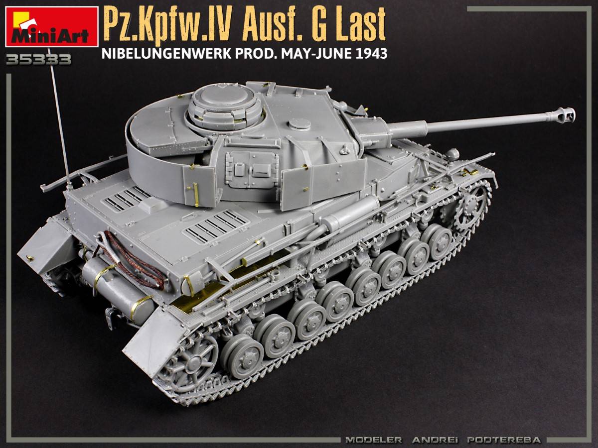 Pz.Kpfw.IV Ausf. G Last/Ausf. H Early. NIBELUNGENWERK PROD. MAY-JUNE 1943. 2 IN 1 INTERIOR KIT – Image 11