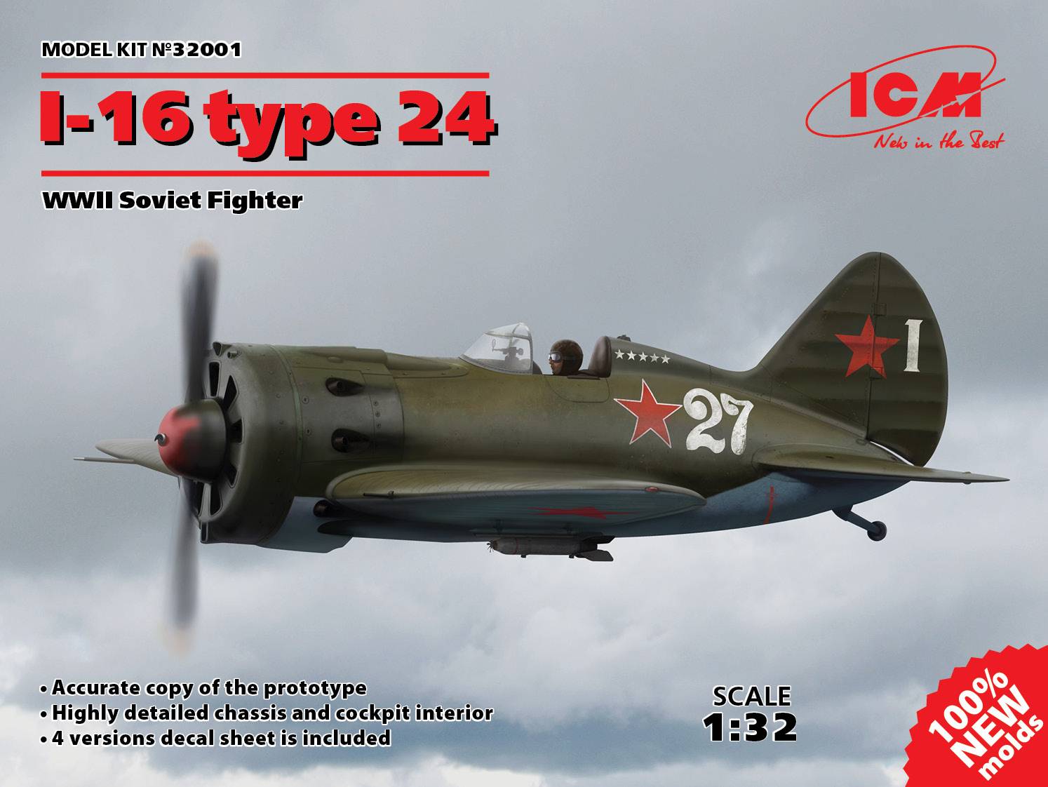 I-16 type 24 WWII Soviet Fighter