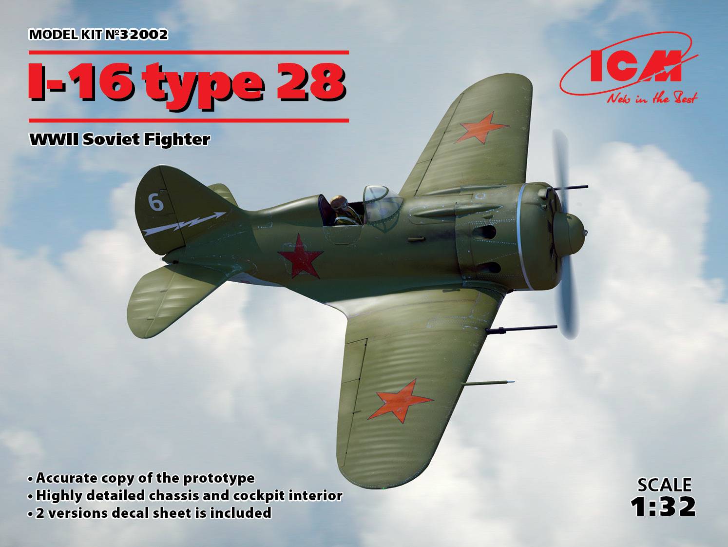 I-16 type 28 WWII Soviet Fighter
