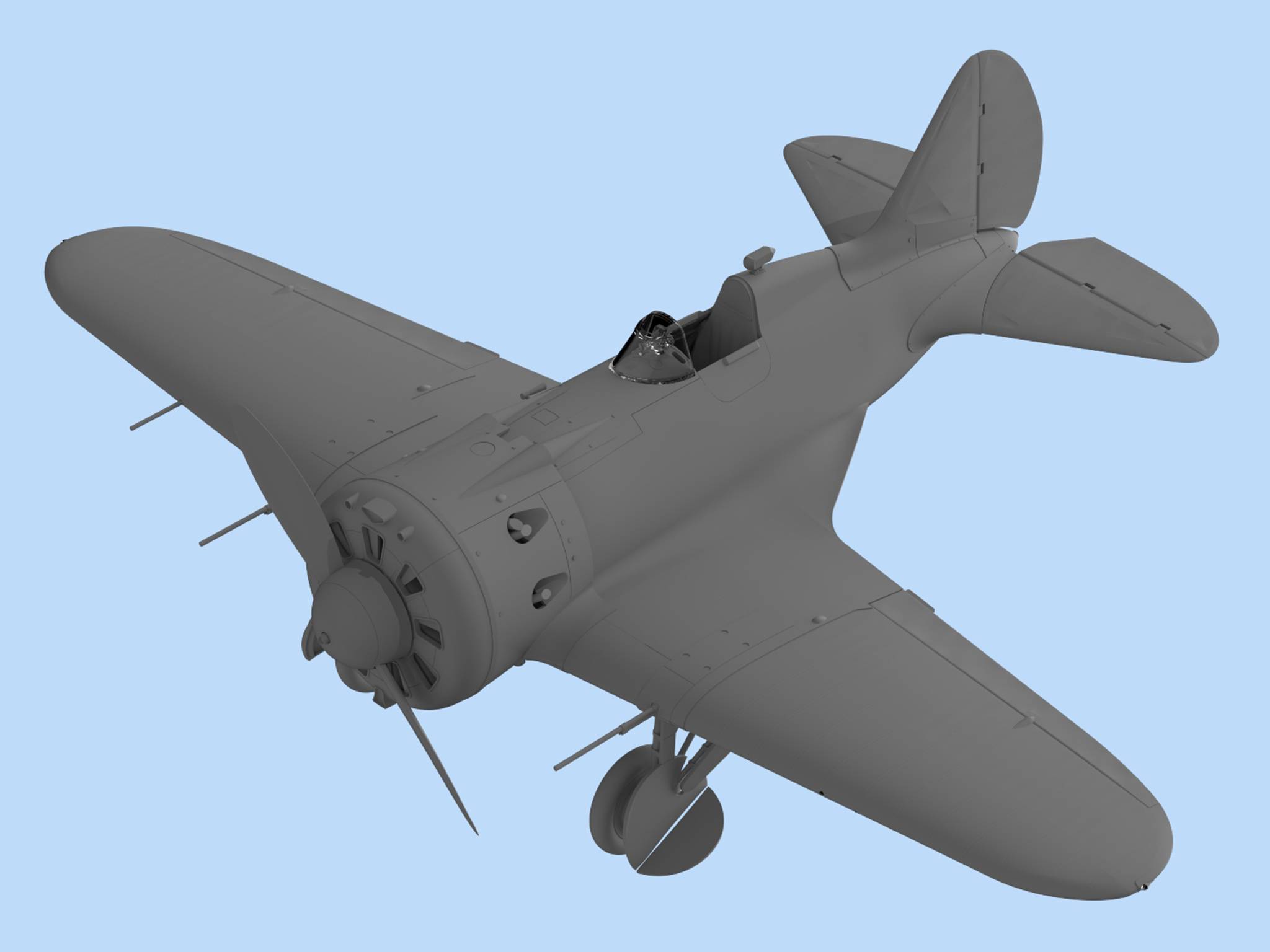 I-16 type 28 WWII Soviet Fighter – Image 2