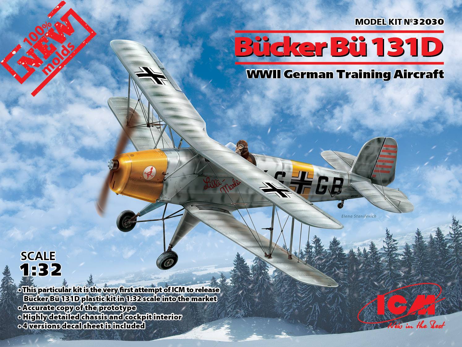 Bücker Bü 131D WWII German Training Aircraft