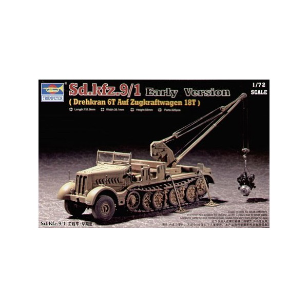 Sd.Kfz. 9/1 (Early version) Drehkran 6t Auf Zugkraftwagen 18t