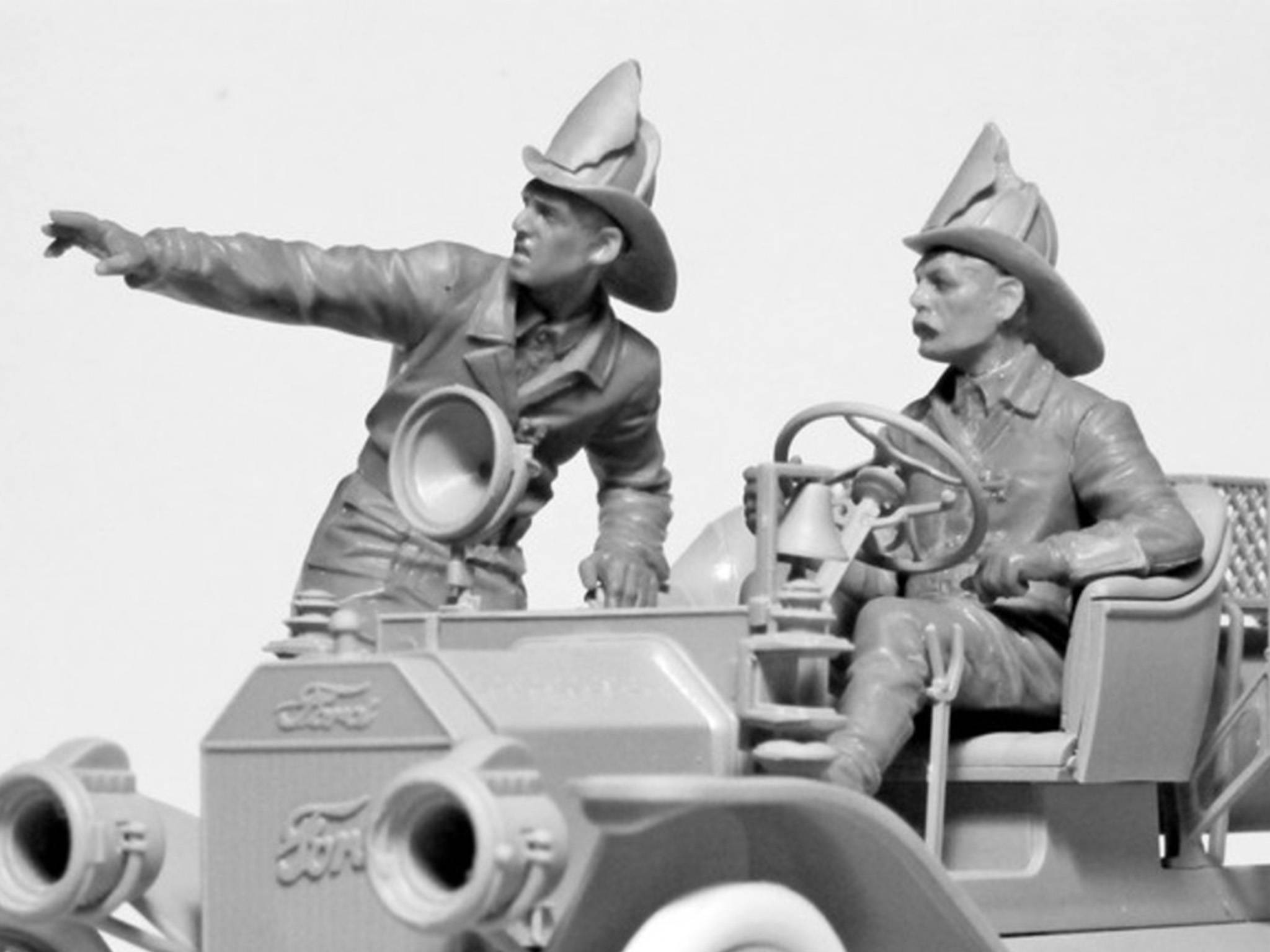 American Fire Truck Crew (1910s) – Image 2