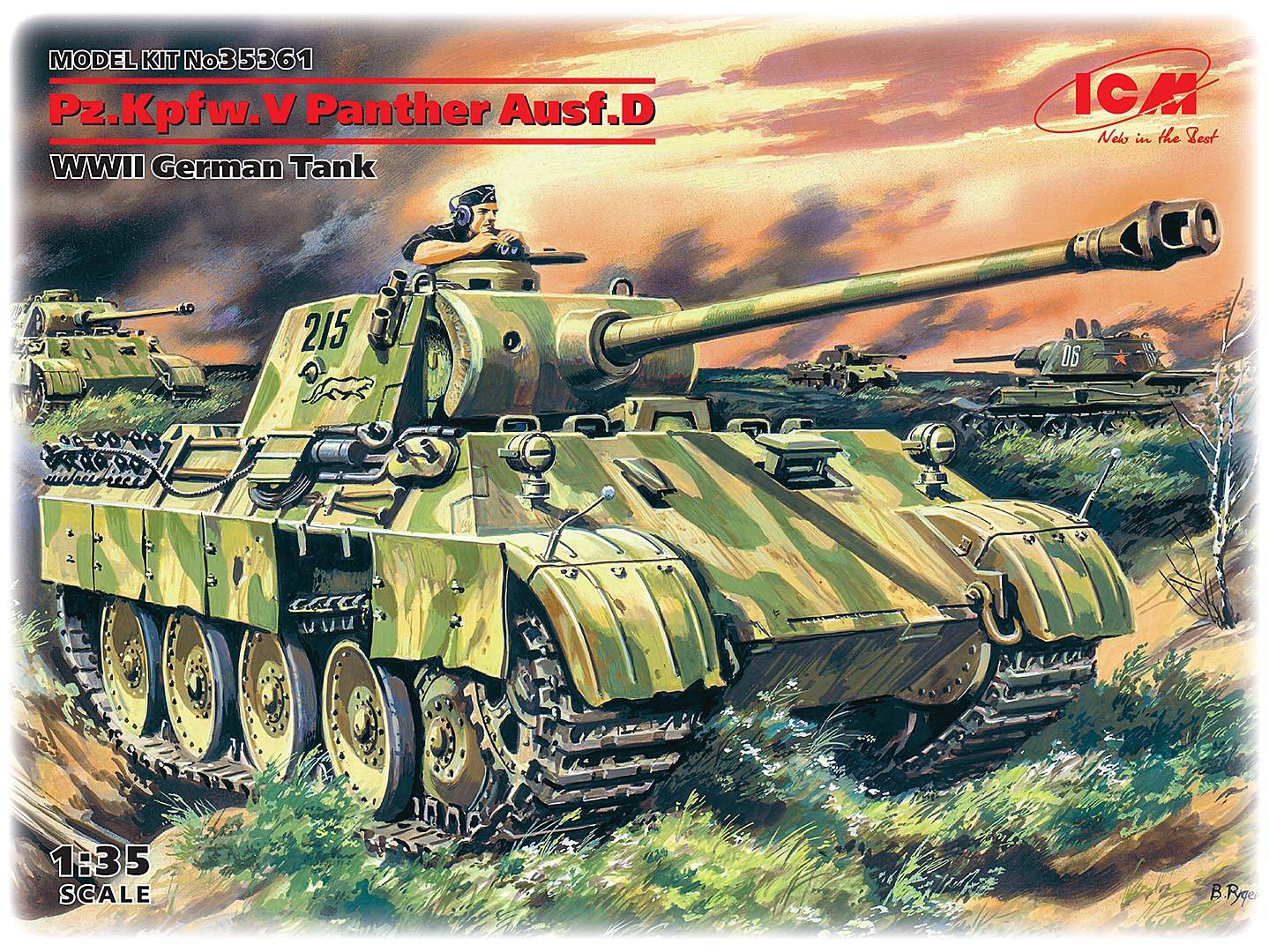 Pz.Kpfw.V Panther Ausf.D WWII German Tank