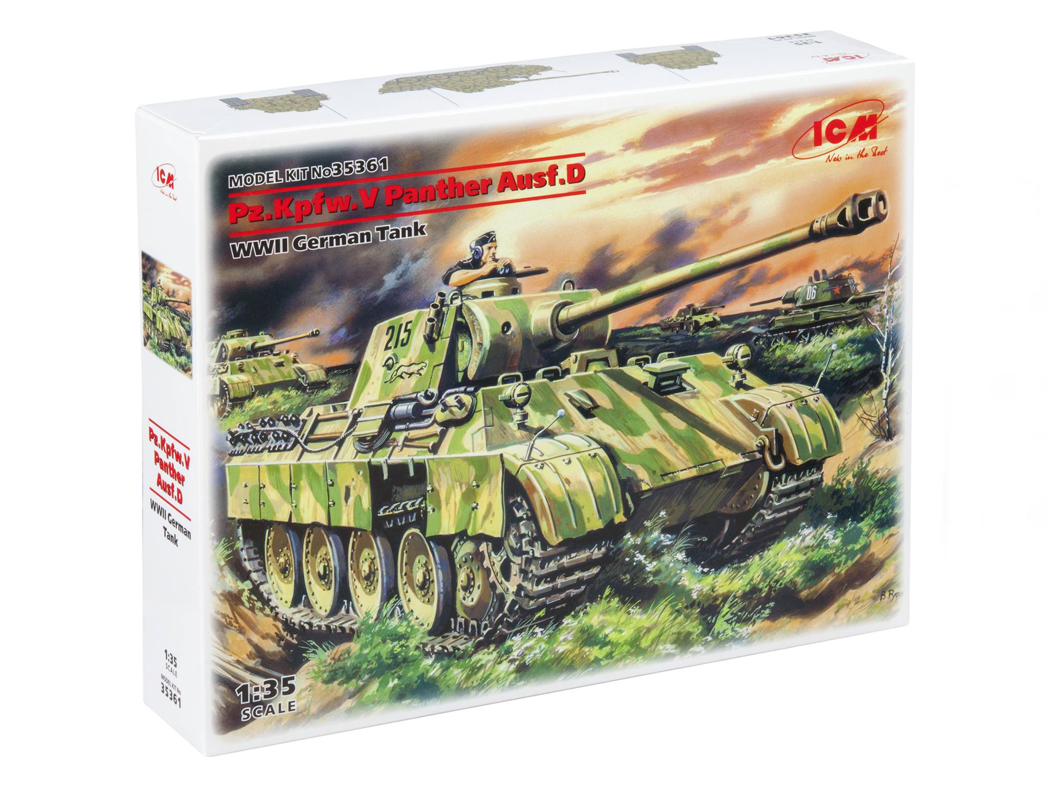 Pz.Kpfw.V Panther Ausf.D WWII German Tank – Image 2