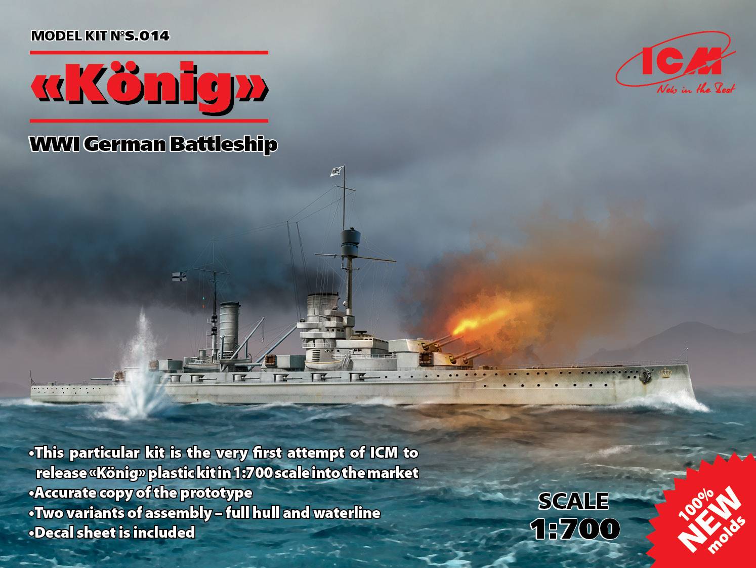 “König” WWI German Battleship