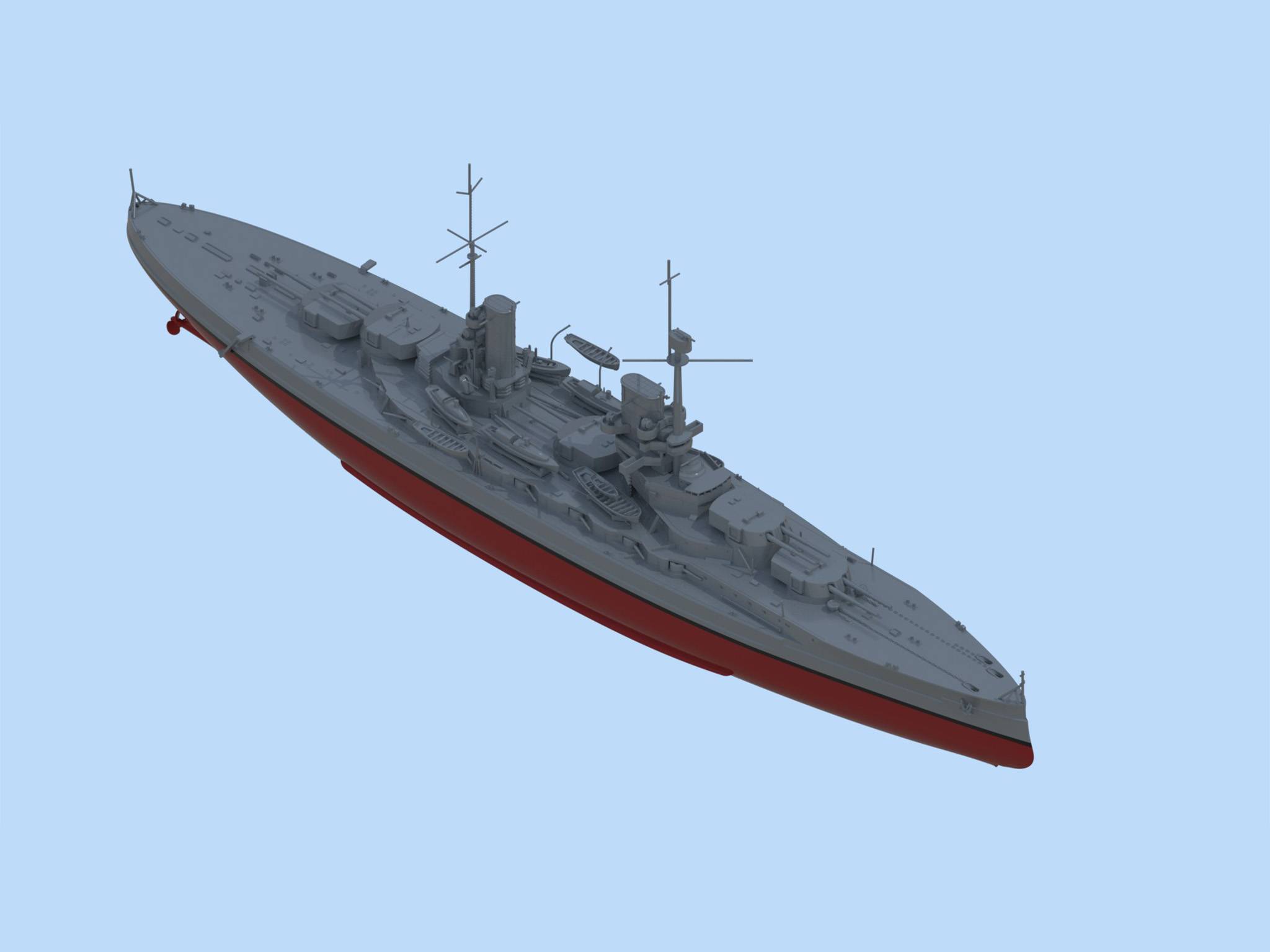 “König” WWI German Battleship – Image 5
