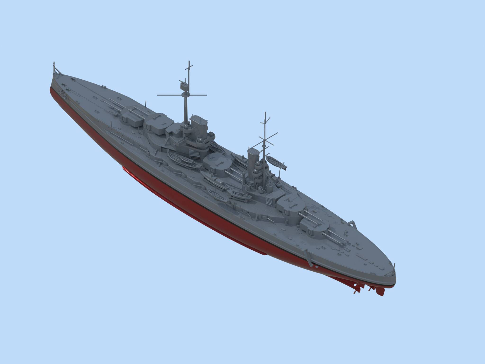 “König” WWI German Battleship – Image 6