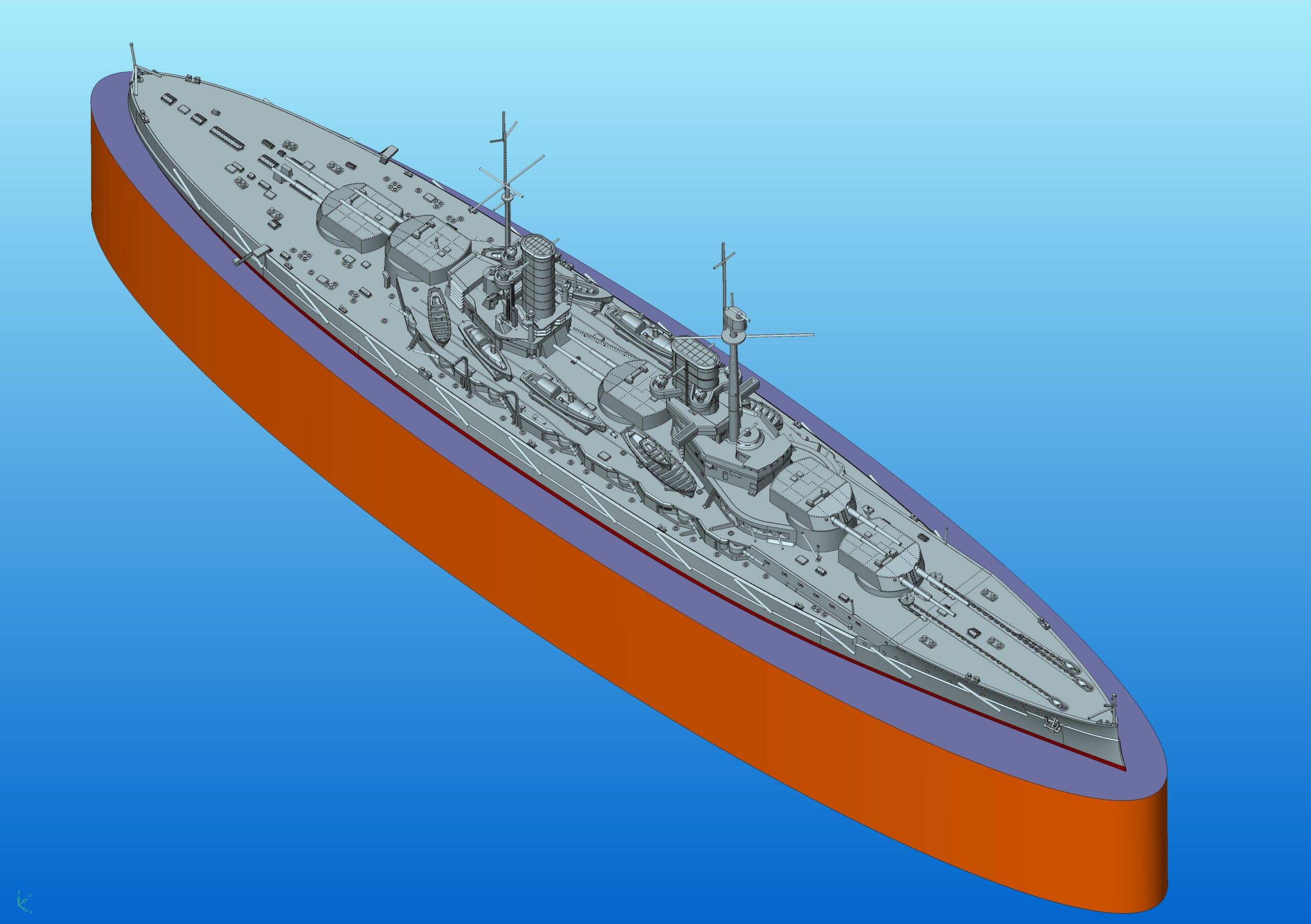 “Markgraf” WWI German Battleship – Image 2
