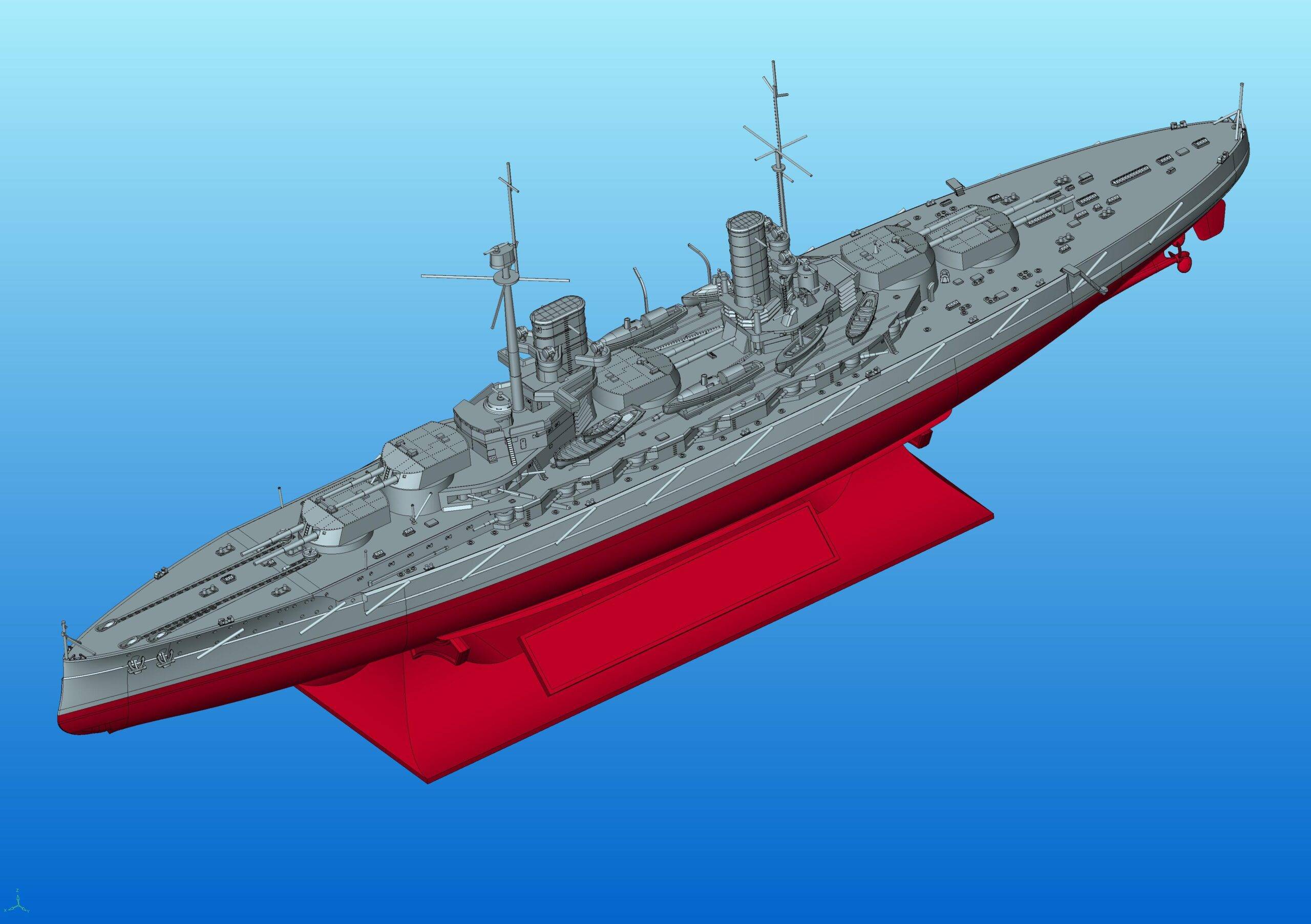 “Markgraf” WWI German Battleship – Image 3