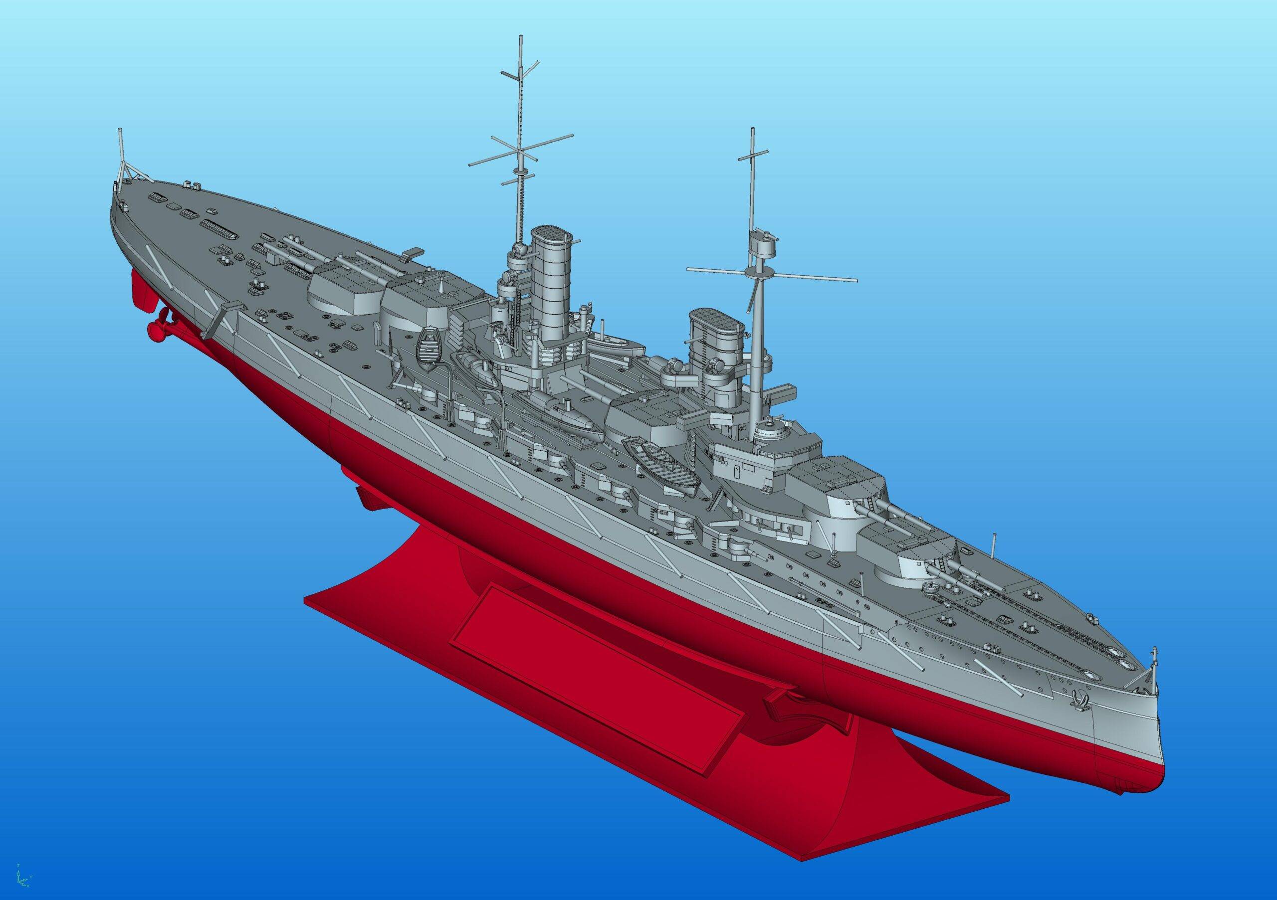 “Markgraf” WWI German Battleship – Image 4