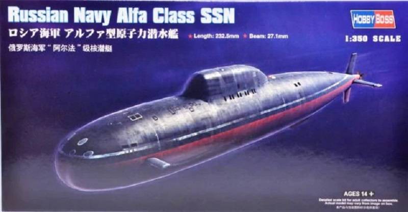Russian Navy Alfa Class SSN