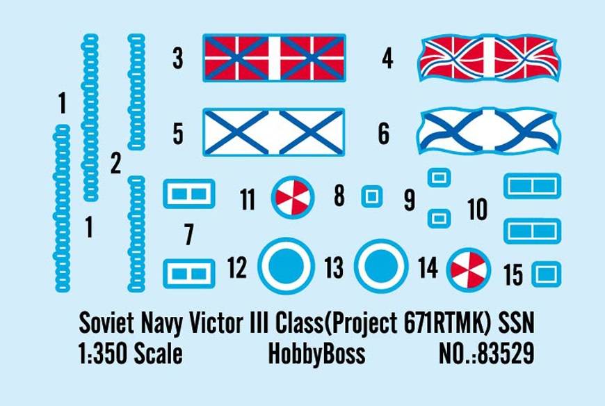 Soviet Navy Victor III Class (Project 671RTMK) SSN – Image 3