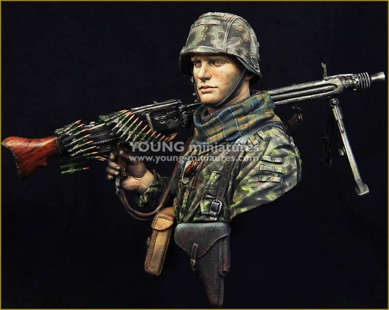 Waffen SS Young Machine Gunner 1944 – Image 2
