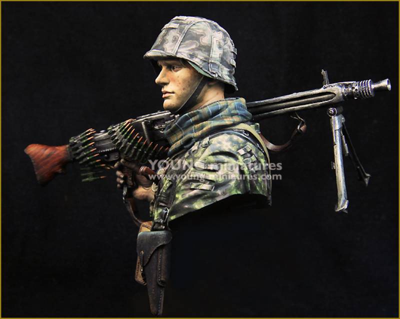 Waffen SS Young Machine Gunner 1944 – Image 3